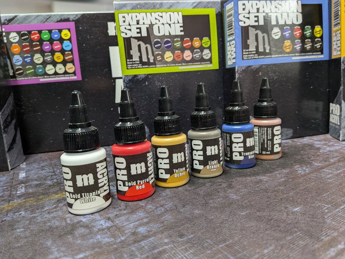 📣Monument hobbies社のpro acryl(#プロアクリル)が本日到着いたしまし