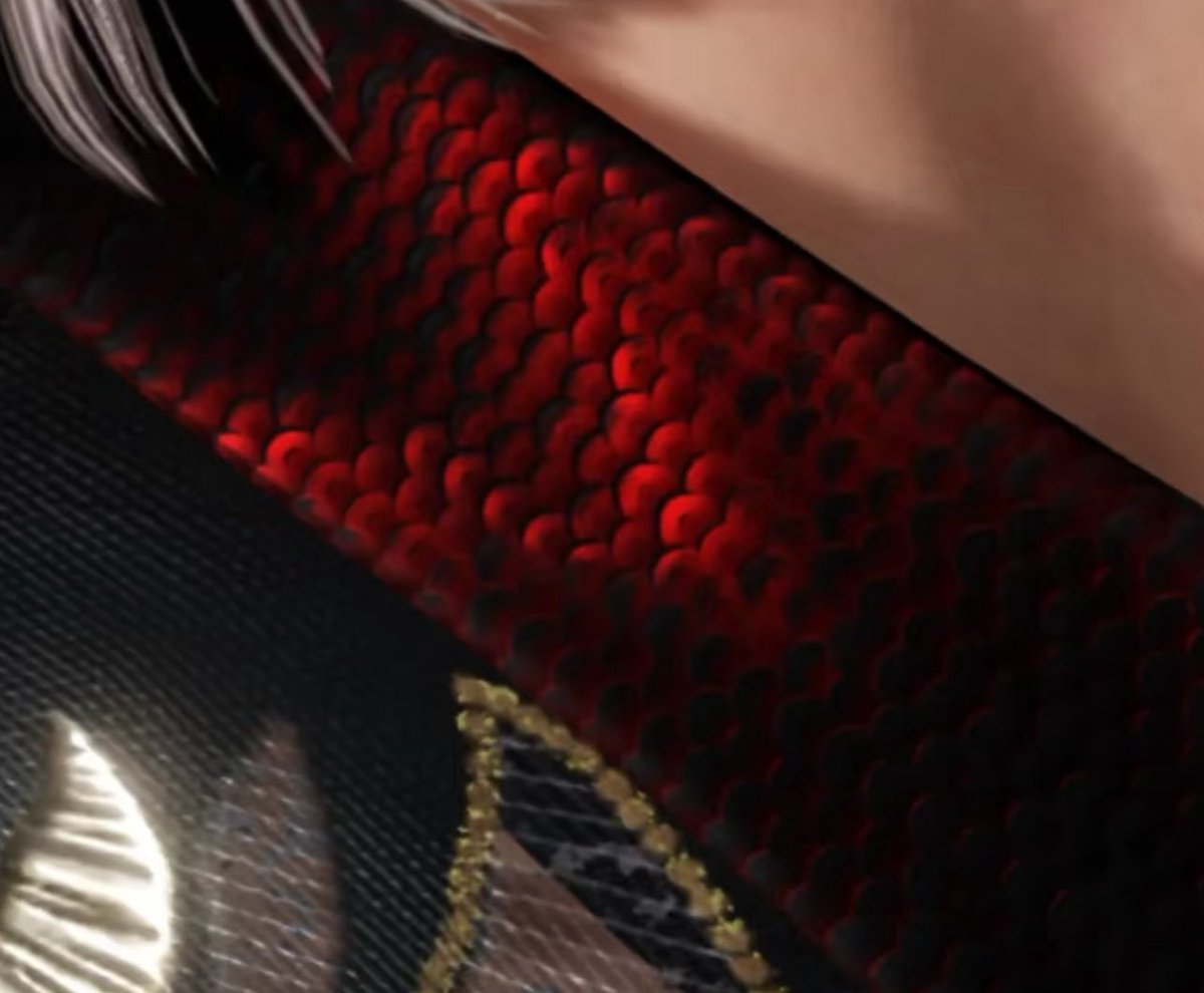 cris_lis_'s tweet image. The details on Sylus&apos;s outfits....how can you not love his devs???

Feather             vs        Dragon Scales