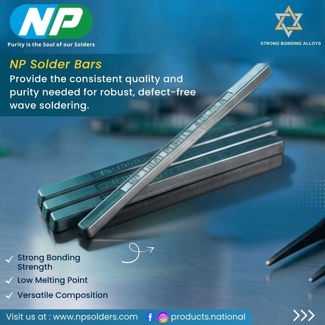NationalPr80407's tweet image. NP’s lead-free solder paste, wire, and bars deliver strong bonds, clean performance, and consistent results for demanding electronics and PCB assembly.
🌐 npsolders.com
📞 +91-7827049719

#Nationalproducts #NPSolders #SolderPaste #SolderWire #SolderBars #LeadFreeSolder