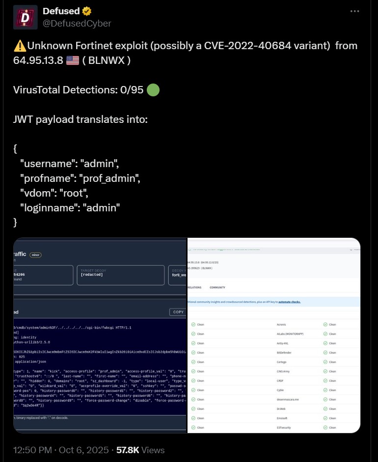 CyberDailyPost's tweet image. Fortinet&apos;s recent silent patch of a critical zero-day vulnerability is raising alarms. Cybersecurity professionals warn that hiding vulnerabilities invites attacks. How can we ensure transparent communication in security?
#transparent_security_communication