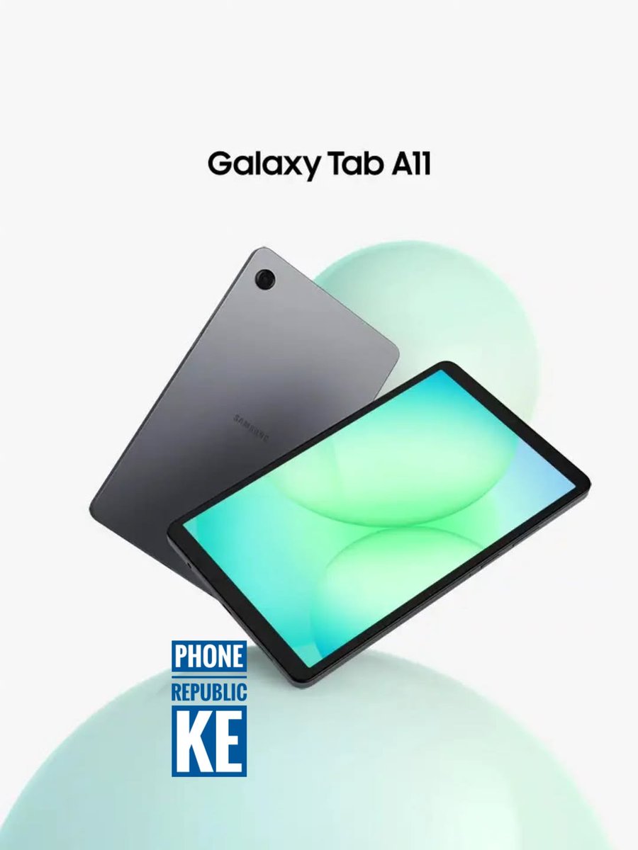ke_phones's tweet image. Samsung Galaxy Tab A11 8.7&quot; Tablet
@ksh. 18,900
Android 15 • 4GB RAM • 64GB Storage
HD screen perfect for movies, reading &amp;amp; saving all your pretty memories ✨
DM/Call to order 📞0723140204.
.
.
#Uhuru
#environment #president