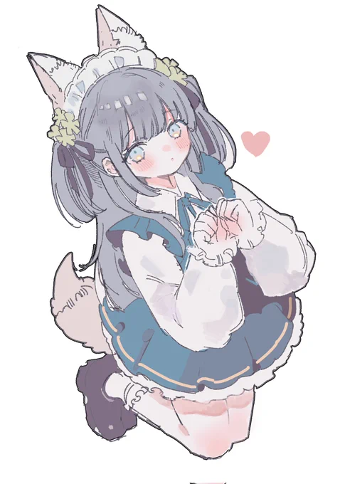 創作らくがき 僕っ娘ちゃん きつねVer