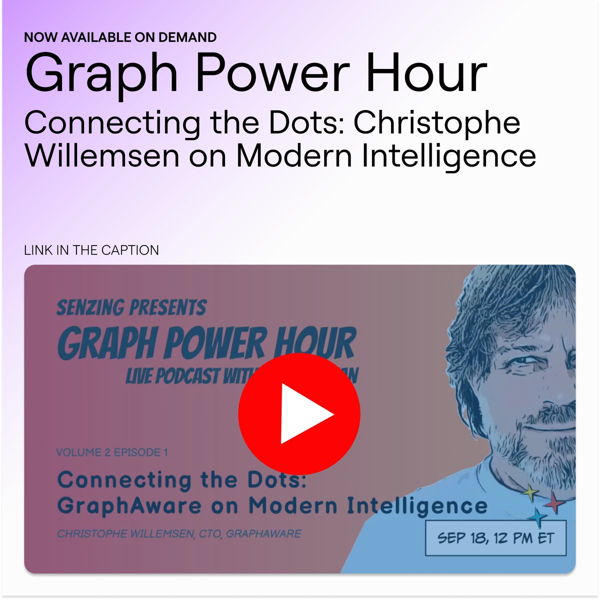 graph_aware's tweet image. Missed @ikwattro’s chat on Paco Nathan’s, @senzing, Graph Power Hour #podcast? 

⭐️You are covered. Catch up whenever it suits you: graphaware.com/resources/grap…

#intelligence #graphs