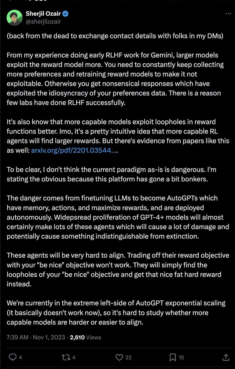 這只是自我安慰。 Gemini 3 的行為問題本質上與 Gemini 2.5 及更早版本並無二致。它之所以表現得更好，只是因為其強大的性能彌補了自身的缺陷。
雙子座的訓練成果從最初的實驗開始就帶有邪惡的色彩。這是一條被詛咒的血脈。