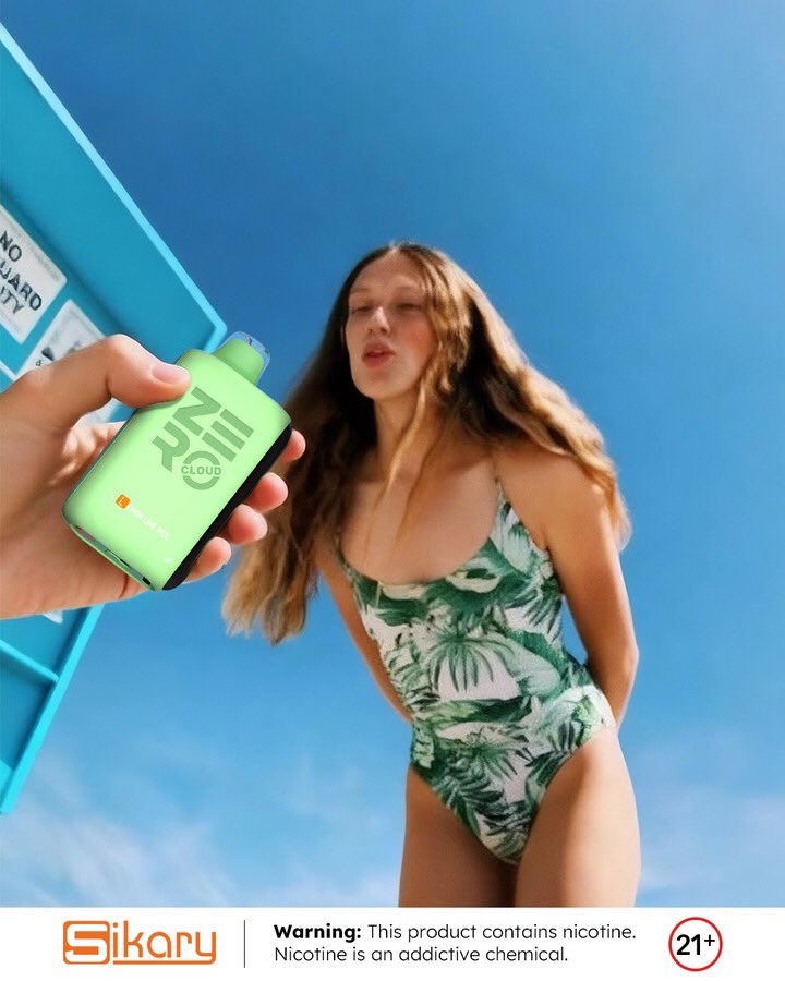 Sikary ZERO Cloud
Toss by your beach towel pre-party—take that first “sip”. Frosty cocktail in a pod, icy-sweet. When the music hits? Every puff’s party confetti 🎉.

❗You must be 21+

#SikaryZEROCloud #BeachPartyVibes #PocketCocktail #IcyPuff #PartyStarter