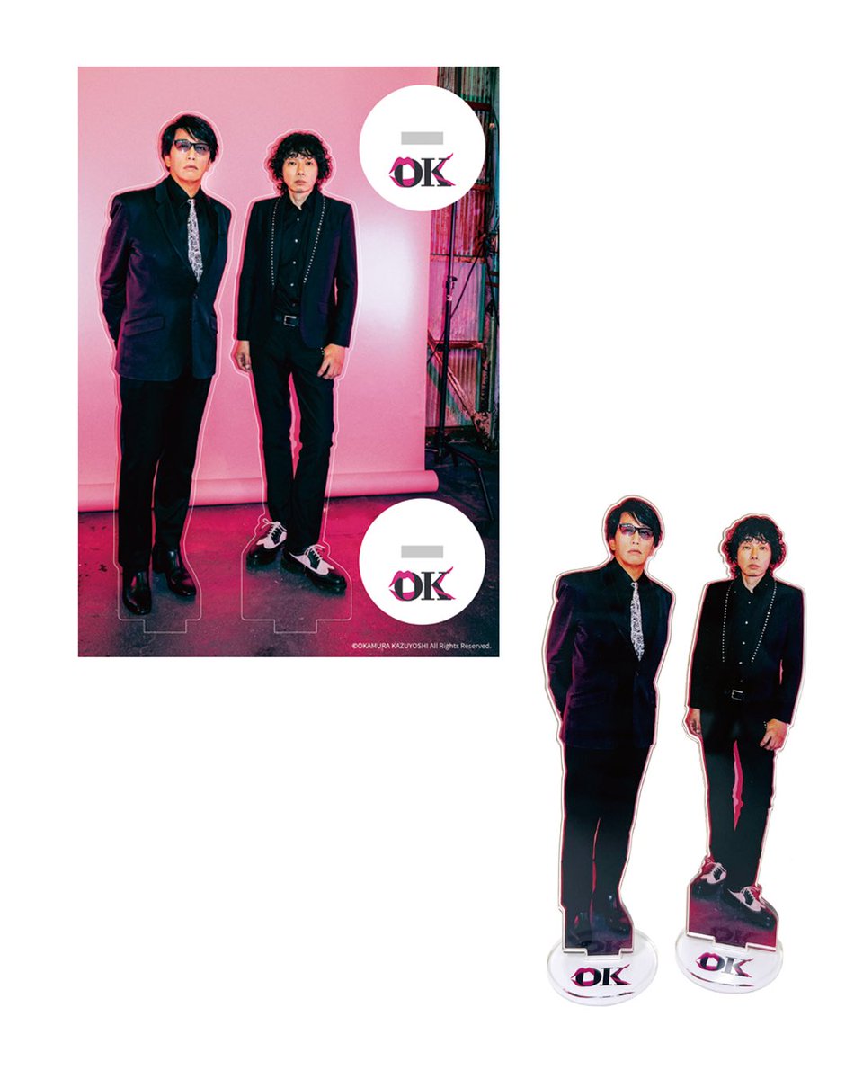 🆗GOODS information📢 #岡村靖幸×#斉藤和義×#岡村和義 Acoustic Plus