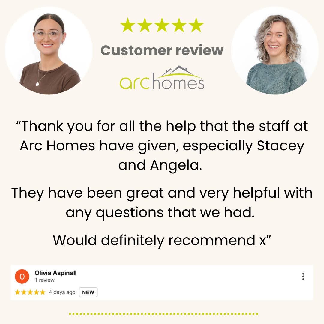 ArcHomesUK's tweet image. 💚 Lovely ⭐️⭐️⭐️⭐️⭐️ review for Stacey and Angela! 

💚 Thankyou so much for taking the time to give us your feedback Olivia 💚

#TeamARC ay
#atherton &amp;amp; #hindley

@staceywalters22 @AngelaCottam