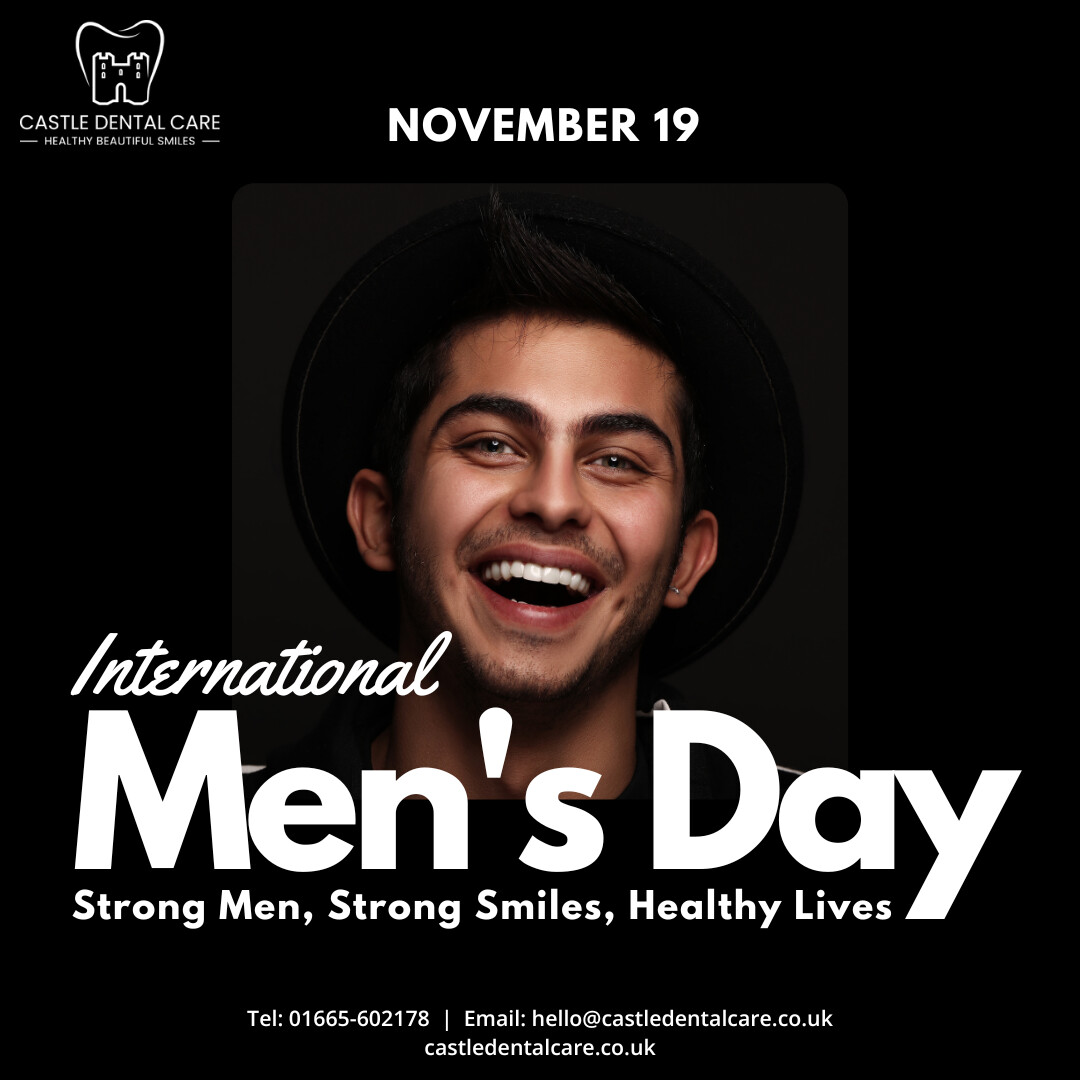 CastleDentistry's tweet photo. International Men’s Day 💪🦷
Better health starts with good oral care. Keep gums strong, boost confidence, and stay well.
Book your check-up today.

#InternationalMensDay #MensHealth #OralHealthUK

https://t.co/UGPwX1kOuV https://t.co/HCon93VSrw