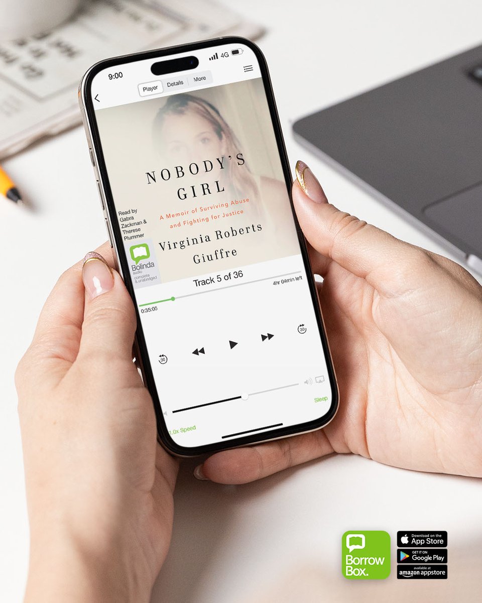 DurhamLibraries's tweet image. It is the powerful story of an ordinary girl who would grow up to confront adversity and trauma of the darkest form, yet who found the strength to move forwards.
Virginia Roberts Giuffre’s fierce, unflinching memoir Nobody’s Girl is now exclusively available on @BorrowBox .