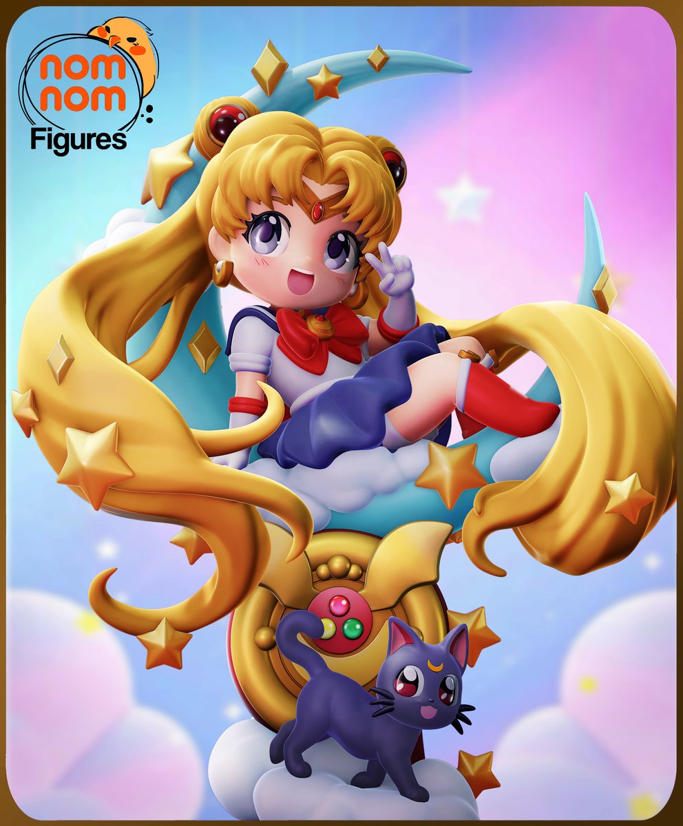 NomnomFigures's tweet photo. ⭐Chibi November Model Release - Available Now! ⭐

Long flowing hair, a dreamy cloud base, &amp; a little guardian cat, this one’s perfect for anyone who loves soft, cheerful designs.

More Details:
https://t.co/tJDgQtt14Q

#3dprinting #stl #miniature #resinprint #nomnomfigures https://t.co/Z5EdCRYyeS