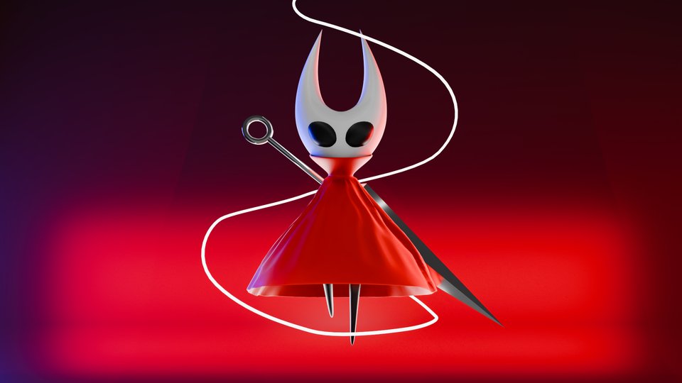 ASYA_UA_VTuber's tweet photo. Hi, dear X ❤️

I made Hornet from Hollow Knight: Silksong 🩸
Modeled from scratch in Blender — materials, rig, cloth, lighting, render.

Really happy with the result!
ArtStation: https://t.co/Vokb95CVkh

#Blender3D #Hornet #3DArt https://t.co/XYsK4B3g60