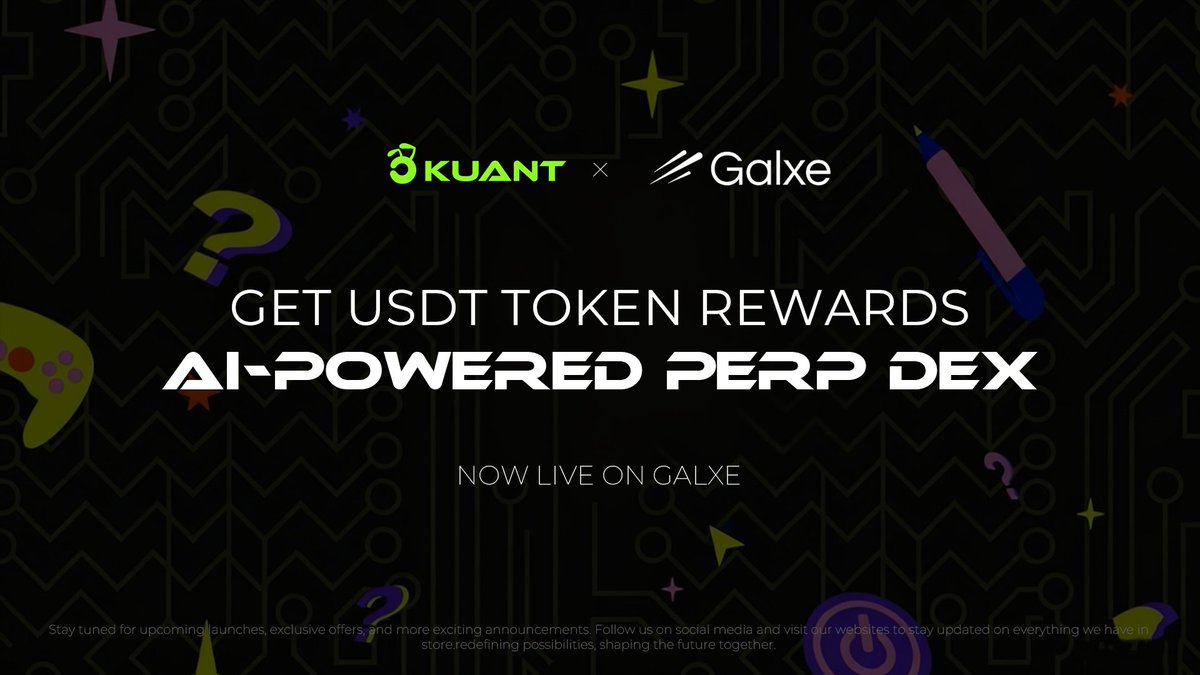 🥳Our Galxe collaboration is officially live.

Complete all Galxe tasks for a chance to win from the 500 USDT prize pool.

Join now, follow the steps, and claim your opportunity.

👇
app.galxe.com/quest/bmr9TmfC…