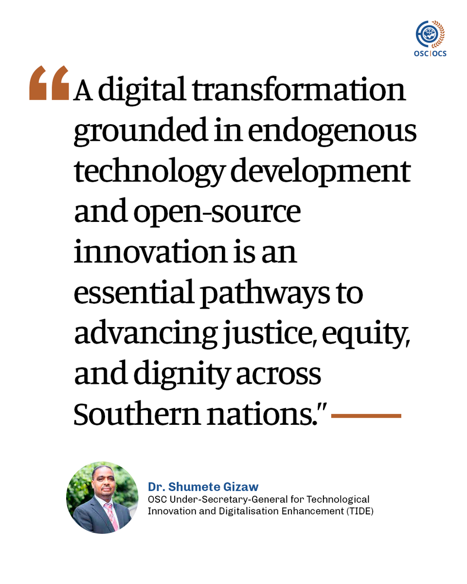 Organisation of Southern Cooperation - OSC tweet media