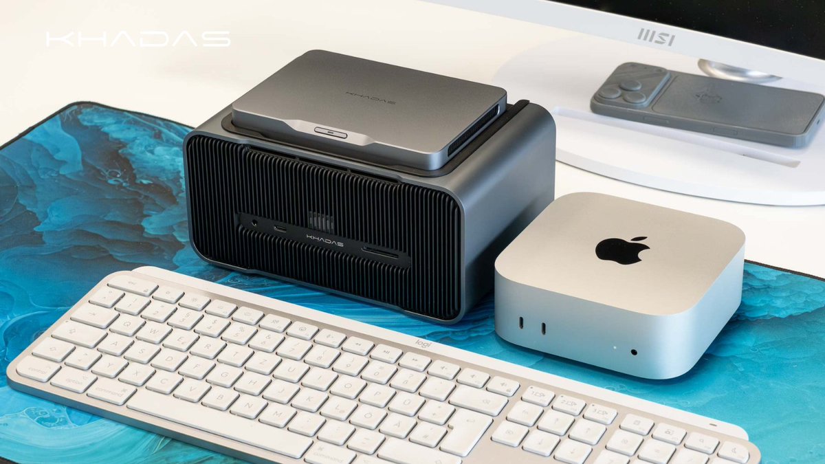 khadas_official's tweet image. Just tested Khadas Mind 2s + Mind Graphics vs Mac mini.
Want portability + GPU power? → Mind 2s + Graphics
Want stability + Apple ecosystem? → Mac mini
🔥 Black Friday is live — up to 20% OFF.
📸 Photo credit: Allround-PC
khadas.com
#Khadas  #MiniPC #BlackFriday
