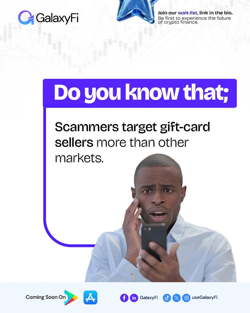 useGalaxyFi's tweet photo. Trade safely on GalaxyFi — we verify 
every card and protect sellers.

#CryptoFintech #JoinTheWaitlist #BlackFridayDeals #BlackFriday #FutureOfMoney #FinancialEvolution 
#NewEraOfMoney #CryptoInnovation 
#NextGenFinance #FintechFlow #CryptoEra 
#GalaxyFi #Crypto #Trading https://t.co/YpUwty7UyM
