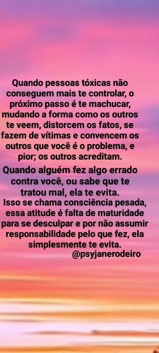 psyjanerodeiro's tweet image. As pessoas tóxicas não buscam ajuda, elas mudam seus comportamentos disfuncionais para atitudes prejudiciais.