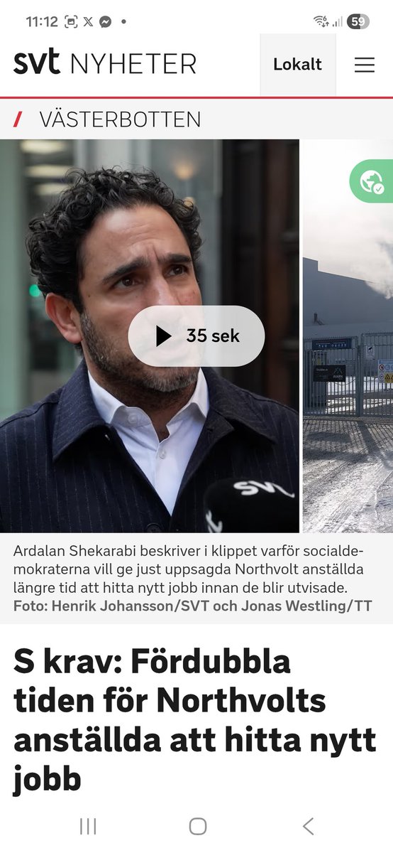 C_Backstrom's tweet image. Hur blir det med Lyten och Northvolt?

Busch talade om en vinst för Sverige och andra om hur viktigt det var att de som förlorade jobben på Northvolt måste få stanna i Sverige.