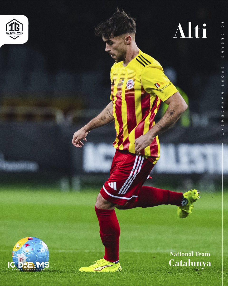 🙌🏻ᴀʟᴛɪ | ɴᴀᴛɪᴏɴᴀʟ ᴛᴇᴀᴍ ᴄᴀᴛᴀʟᴜɴʏᴀ 

<a href="/adrialti72/">Adrià Altimira</a> ha sido titular con la selección <a href="/FCF_CAT/">Federació Catalana de Futbol</a> en el partido especial que ha disputado ante Palestina con el resultado de 2-1.

IG DREAMS SPORT MANAGEMENT

#IGDreamsTeam #Family 
#IGdreams #Representation #Management