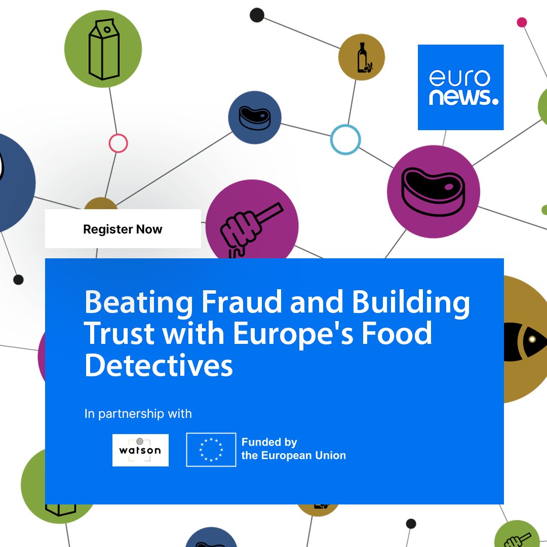 Watson_Horizon's tweet image. 🚨1 week to go! Join the Watson Project Final Event on 27 Nov in Brussels or online.

Discover how #WatsonProject fights food fraud, meet the experts &amp;amp; see the impact!

👉Register: events.euronews.com/building-trust…
📽Watch the live stream: youtube.com/watch?v=xJZjcQ…

#HorizonEU #EUInnovation