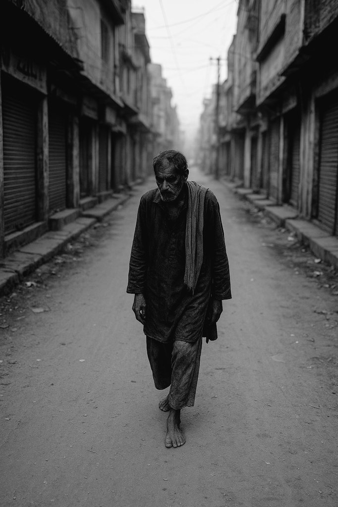 "मैं सच की तलब में ख़ुद को ही परखता रहा,
मगर हक़ की आवाज़ मैं सुन न सका।
सफ़र तो अंदर ही कहीं छुपा हुआ था,
मैं सारी उम्र बाहरी राहों पर भटकता रहा।"