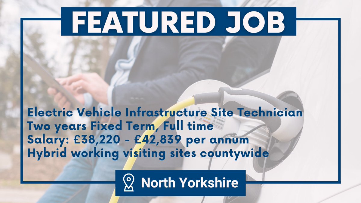 NycjobsUk's tweet image. ⚡ Drive the Future of Green Transport! 🌍

North Yorkshire Council is hiring an Electric Vehicle Infrastructure Site Technician.

👉 Apply now and be part of shaping a cleaner, greener future for North Yorkshire! tinyurl.com/5dwywx8a

#GreenJobs #EVInfrastructure