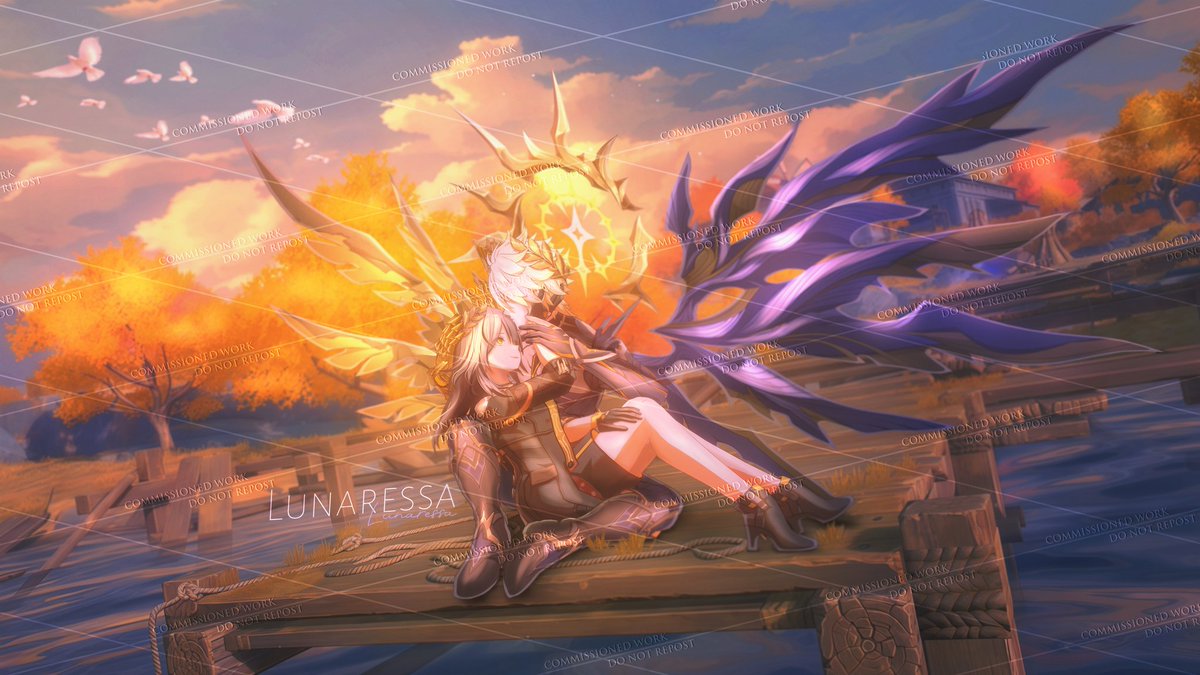 Lunaressa_'s tweet photo. Commissioned work ꒰ do not repost ꒱
My website :: https://t.co/YQ8oP5lHmi

🎀 Tags :: #Phaistelle / #Phainon #Stelle / #hsrcreators #hsrfanart #HonkaiStarRail https://t.co/sFMkwmDekv