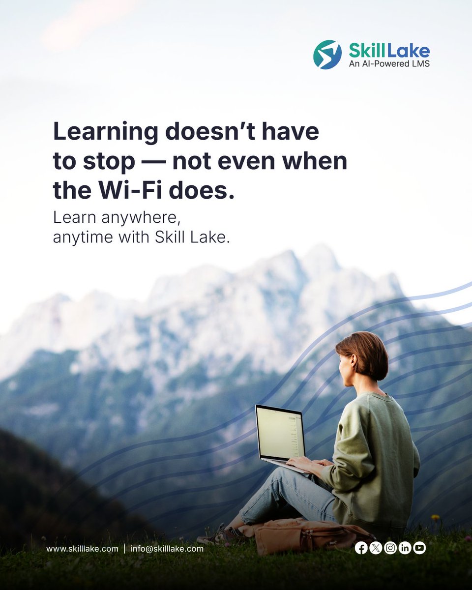 skilllakelms's tweet image. No Wi-Fi? No problem!
With Skill Lake’s mobile LMS, learning continues even offline. Download courses, learn anywhere, and sync later — zero interruptions.
👉 skilllake.com/lms-mobile-app

#skilllake #LearnAnywhere #OfflineLearning #LMS #CorporateLearning