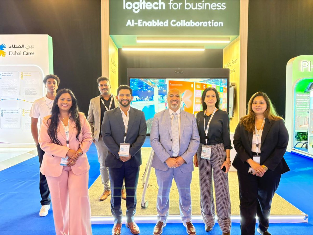 tech_fz's tweet image. Day 1 is live at Knowledge Summit 2025🚀

Excited to showcase @Logitech&apos;s meeting &amp;amp; hybrid work solutions with @TechFirstGulf at DWTC. Visit us to experience smarter meetings and seamless collaboration.

📍 Zabeel Hall 1
📅 19–20 Nov 2025

#Logitech #TFG #KnowledgeSummit