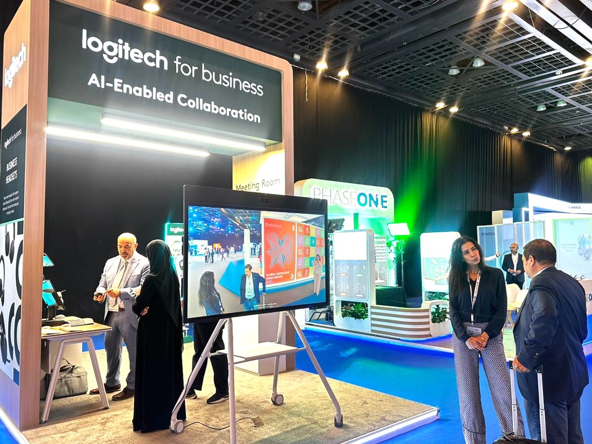 tech_fz's tweet image. Day 1 is live at Knowledge Summit 2025🚀

Excited to showcase @Logitech&apos;s meeting &amp;amp; hybrid work solutions with @TechFirstGulf at DWTC. Visit us to experience smarter meetings and seamless collaboration.

📍 Zabeel Hall 1
📅 19–20 Nov 2025

#Logitech #TFG #KnowledgeSummit