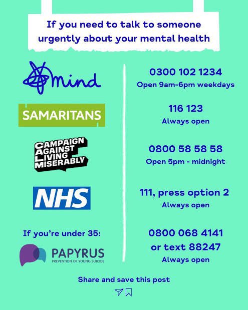 Al_Mc72's tweet image. Remember guys, you got this, and you can do it! But you don’t have to do it alone! The people at the end of the numbers in the image are there for you. 

Don’t forget to reach out to your mates! As Buzby used to say “make someone happy with a phone call” 

#InternationalMensDay