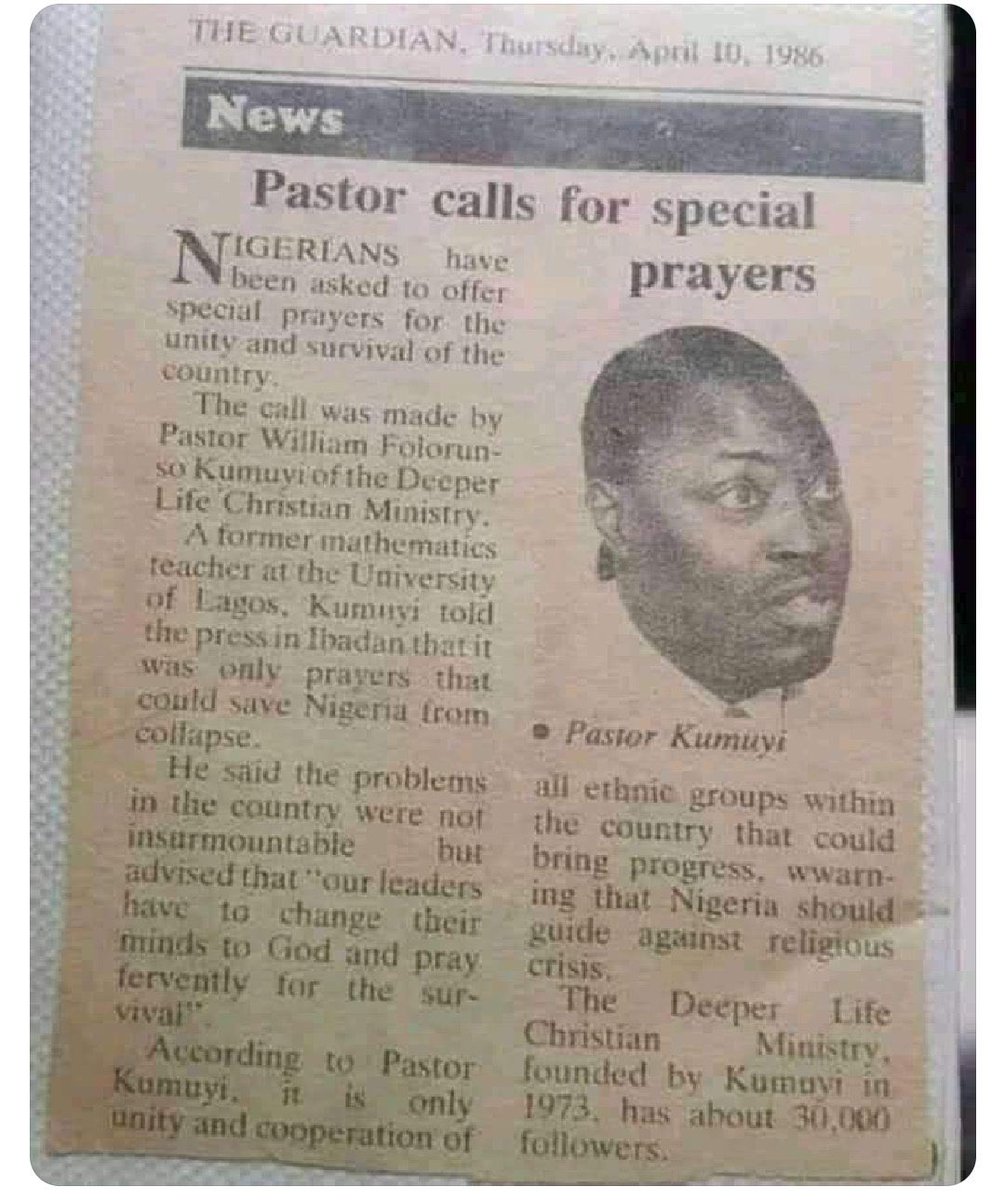 iamnasboi's tweet image. All this prayer wey dem dey pray for this country, no be today them begin pray am. 
Prayers won’t fix this country. We will 

Since 1986