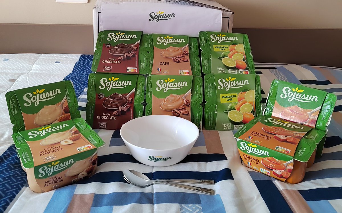 Acabo de recibir el premio del sorteo de Halloween de <a href="/SojasunES/">Sojasun España</a>. ¡¡Me encanta!! 😍😍😋😋🤤🤤

¡Muchísimas gracias! 💚💚
#Sojasun