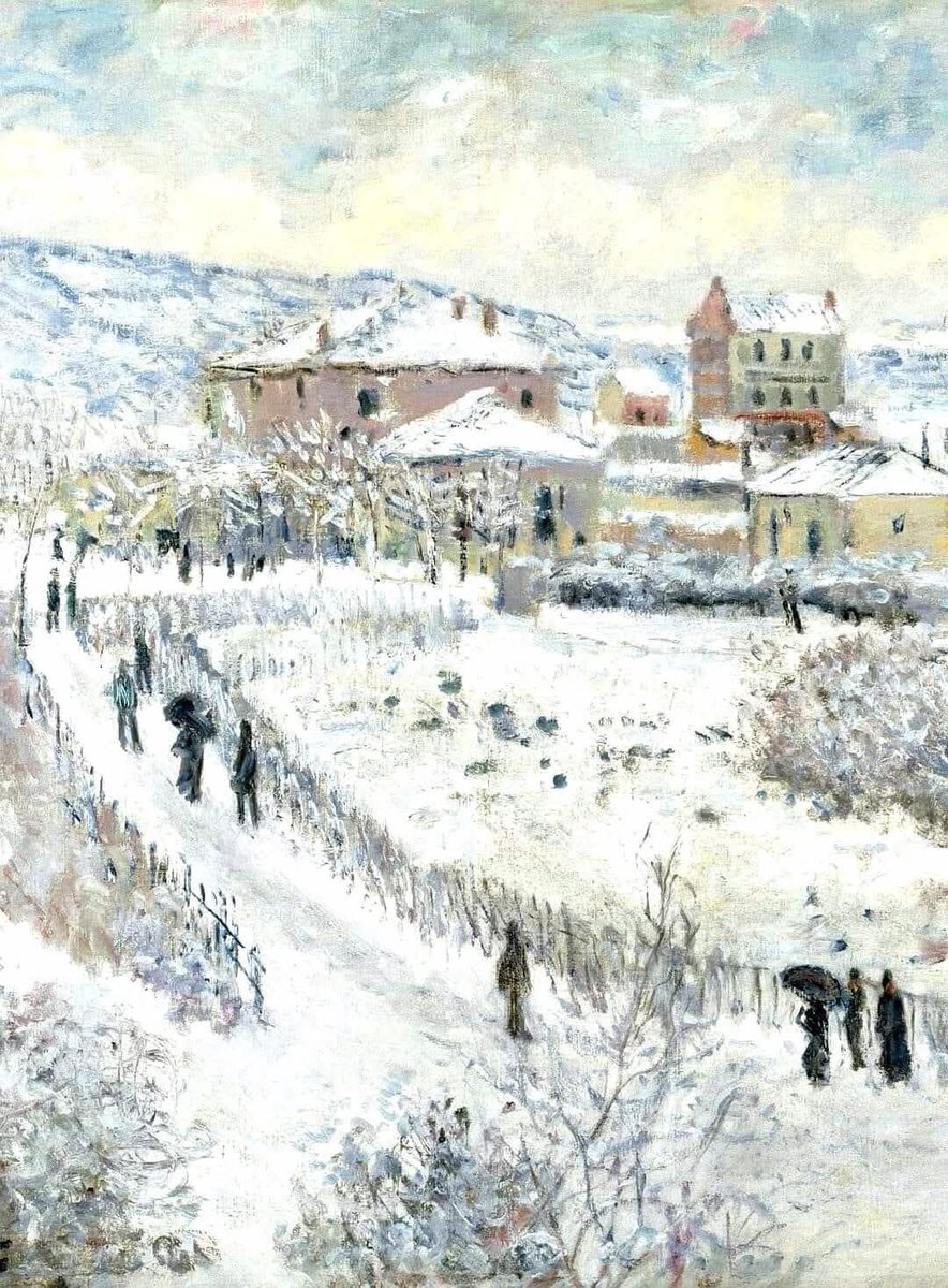 Claude Monet, Snow Effect at Argenteuil ,1875