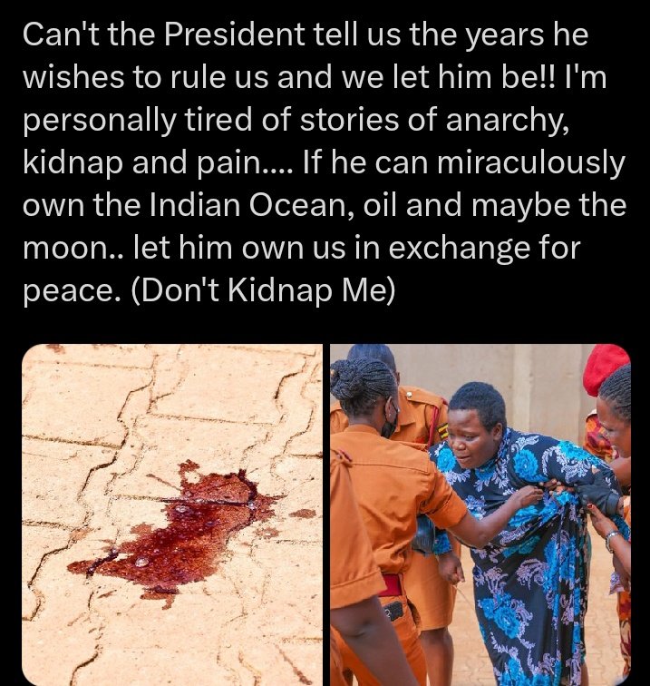 <a href="/JanetMuseveni/">Janet K Museveni</a> God is Good when others are suffocating.