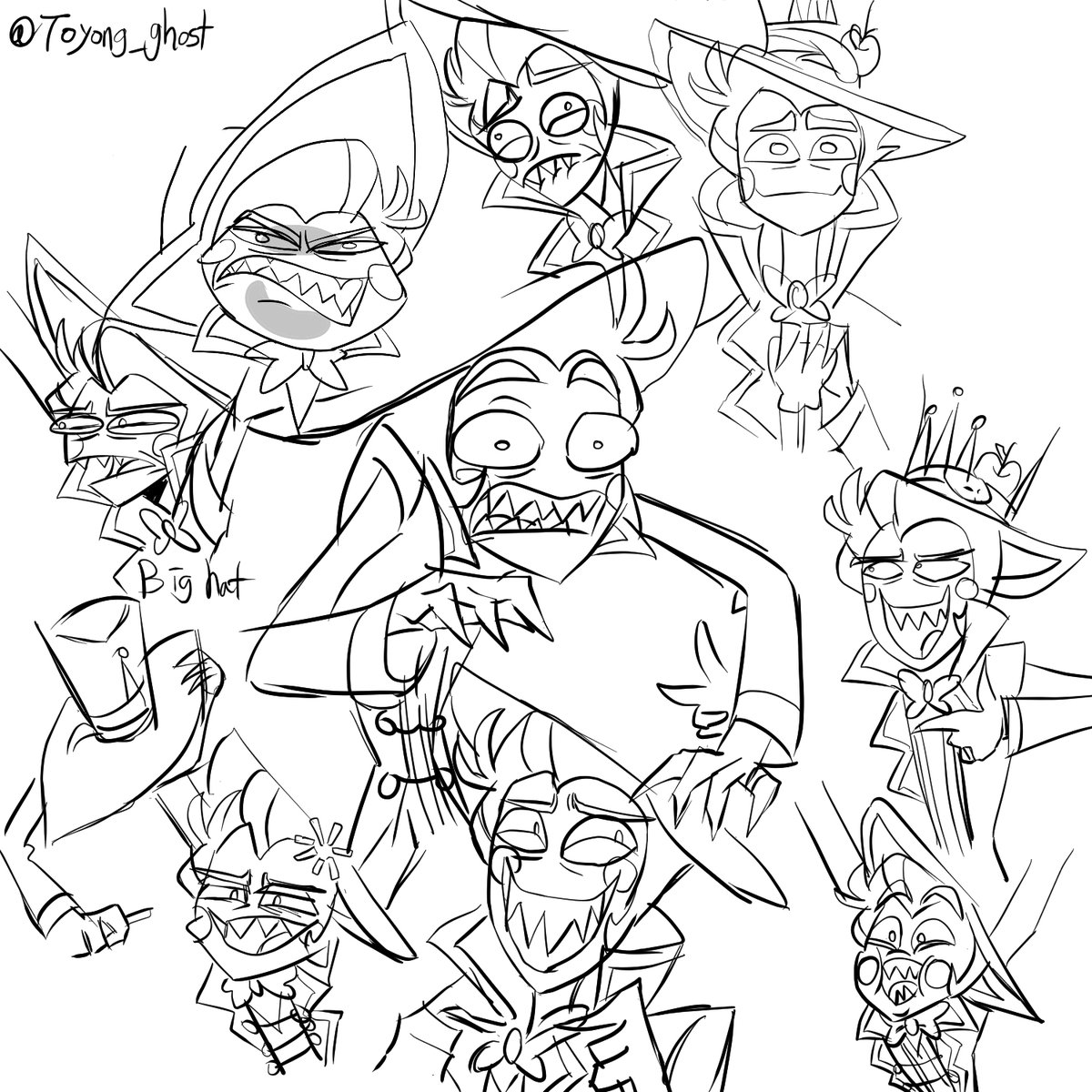 #HazbinHotelSeason2 #HazbinHotel #HazbinHotelLucifer 
해즈빈 호텔을 마지막화까지 다 봤고 루시퍼의 바보같은 모습들을 그려봤습니다.