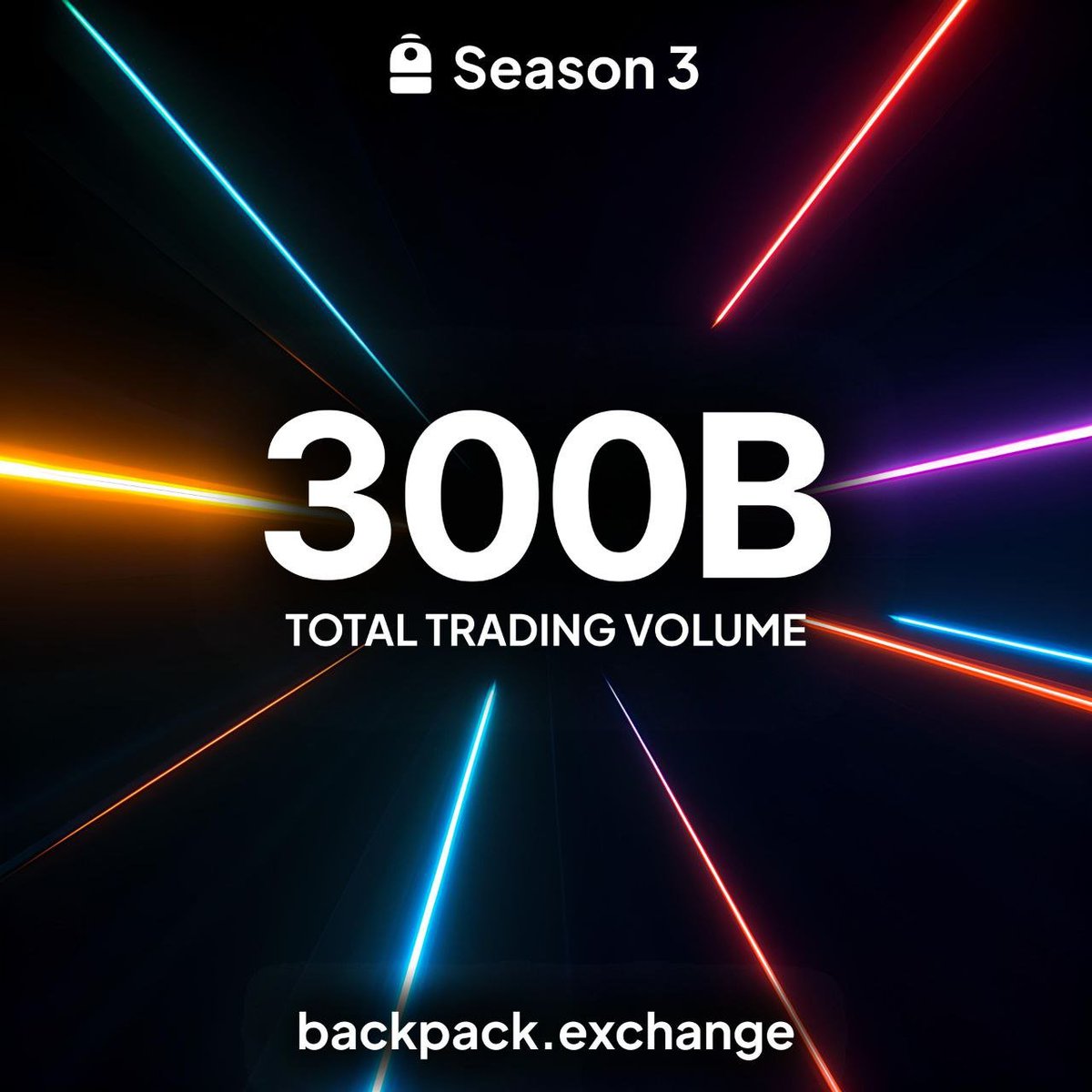 Backpack_ES's tweet image. La tercera temporada termina en menos de 24 horas.

Durante este tiempo, Backpack alcanzó máximos diarios de más de $2B de dólares y superó los $300B en volumen total de trading.

Únete a nuestra sesión de preguntas y respuestas (AMA) con @armaniferrante en 30 minutos para…