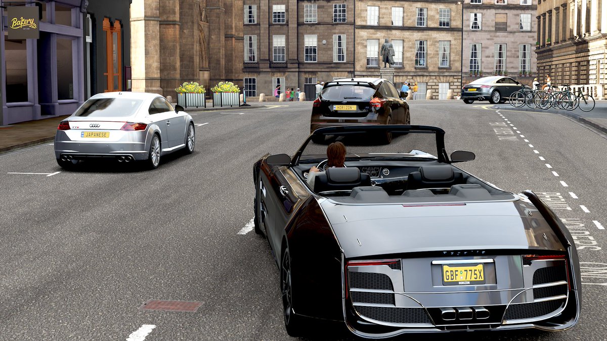 knt2345projectT's tweet image. インポートしたいデザインが蹴られたのでFH4を起動して修正したついでにスクショる
今となっては普通だがドライバーオフ等のフォトアプデもこの作からだったな。そして街に溢れるTTやFocus…
#ForzaHorizon4