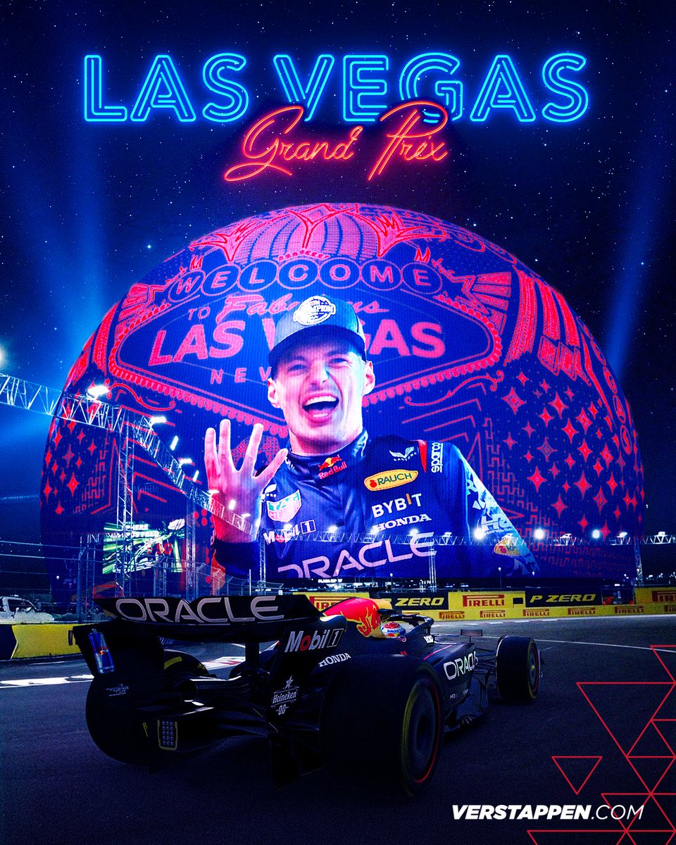 VerstappenCOM's tweet photo. All in for Vegas, baby 🎲⭐️ #LasVegasGP https://t.co/vgfWJXnx2G