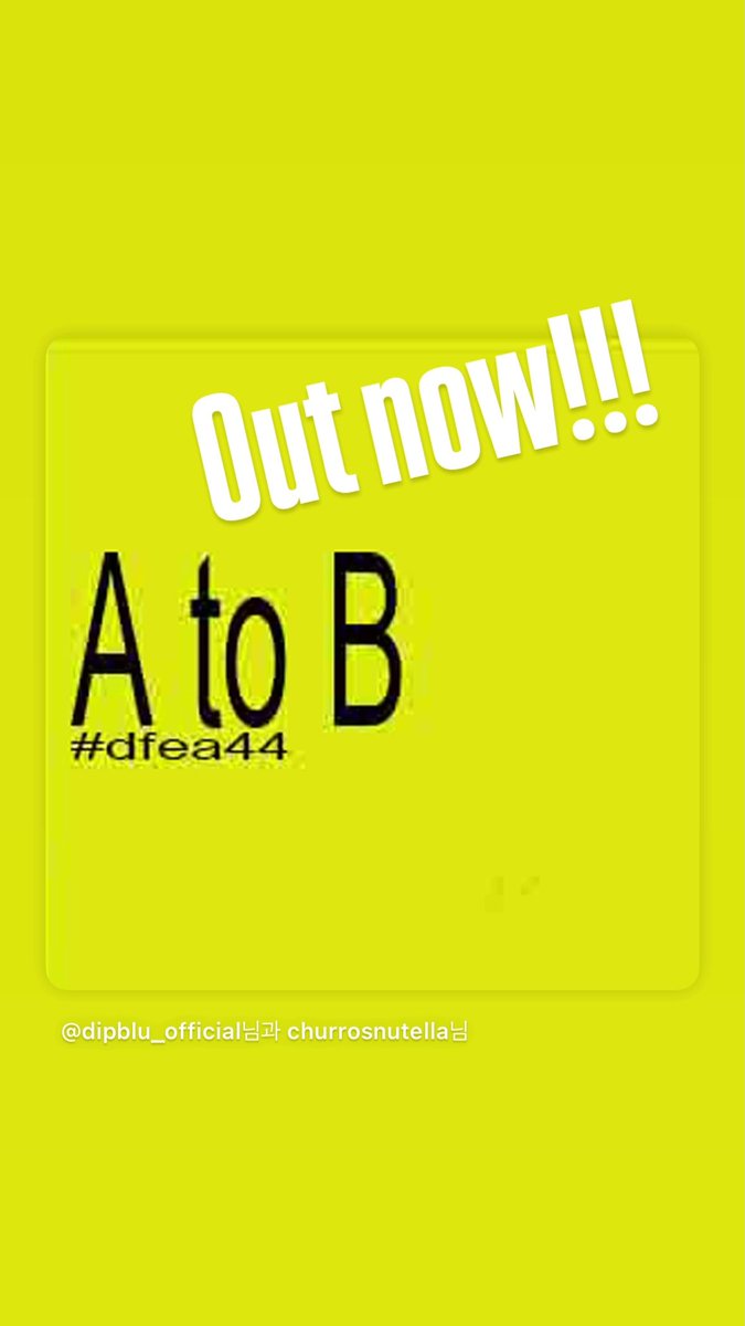 TANfanbase0310's tweet photo. 251119 #JISEONG Instagram story
Out now!!!
AIDEN - A to B (Feat. SeungHee of OH MY GIRL
#AIDEN #에이든 #Seunghee #승희 #OHMYGIRL #오마이걸 #AtoB #dfea44
#TAN #티에이엔 #DIPBLU #딥블루
#지성 #김지성 #KimJiseong #NECO #JS https://t.co/i25yB3NXni