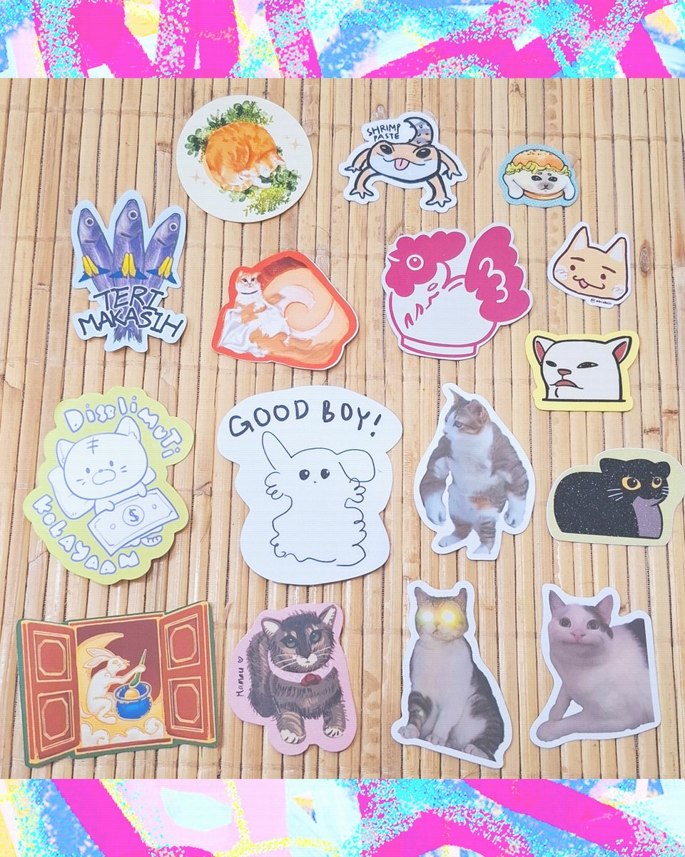Deiva_AKSMB's tweet photo. Freebies Sticker yg berhasil di Yoink!~

cama.tohru (IG) sourkreem (IG) @sayuupi_ @wargavirtual48 @bumbukentang_x @botanicta_ @zeiketsa @areuwuu @rramuen @KepalaSawith 
@dinokanoo @karagechopstic @raeshuto @rapopon_999 @mintificial @waroeng2an @5hine_Tea https://t.co/m09okTSjw4