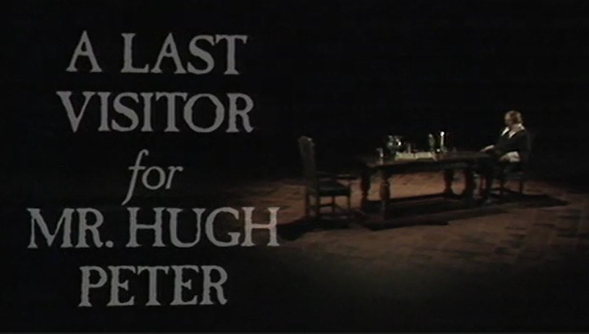 On Wednesday 3 December we have a very special evening event, with a rare showing of the iconic 1981 drama 'A last visitor for Mr Hugh Peter' based on the last night of the regicide and preacher. Introduced by historian <a href="/JohnWRees/">John Rees</a>, so join us! Details at: cromwellmuseum.org/events/a-last-…