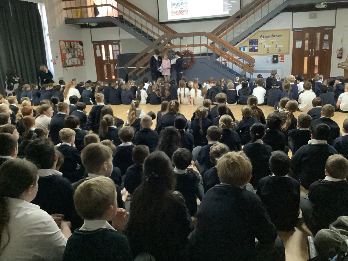 We have started <a href="/Year6Monksdown1/">Year6@MonksdownSchool</a> Take Over Day with an assembly led by three of our year 6 on the Rights children have.

<a href="/MonksdownLC/">Monksdown Learning Council</a> <a href="/UNICEF_uk/">UNICEF UK</a> <a href="/SuperKind_org/">SuperKind</a>