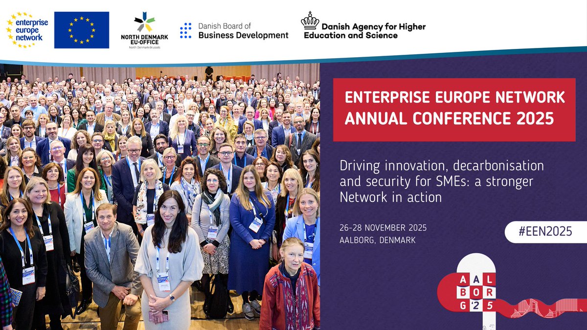 EEN_EU's tweet image. Hard to believe it’s already been a year since the last Annual Conference! 🤯

Now we&apos;re 1 week away from #EEN2025, where we’ll reconnect, share ideas, and explore this year’s theme: Driving innovation, decarbonisation and security for SMEs.

Stay tuned for more! 👀

#EENCanHelp