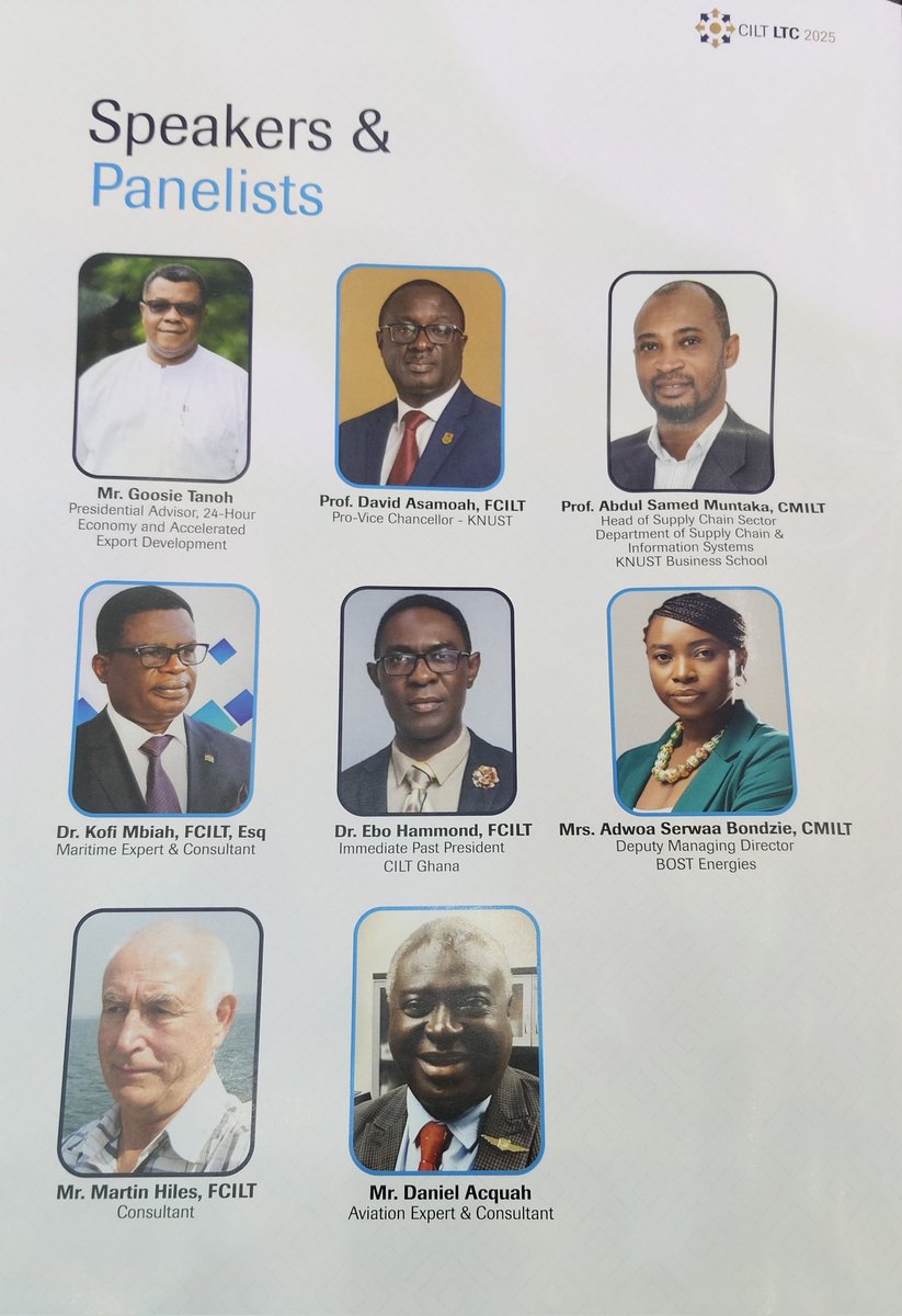 Great gathering of Giants at CILT Logistics and Transport Conference 2025 starting today. Yours Truly is honoured to be one of the Speakers at the Conference.