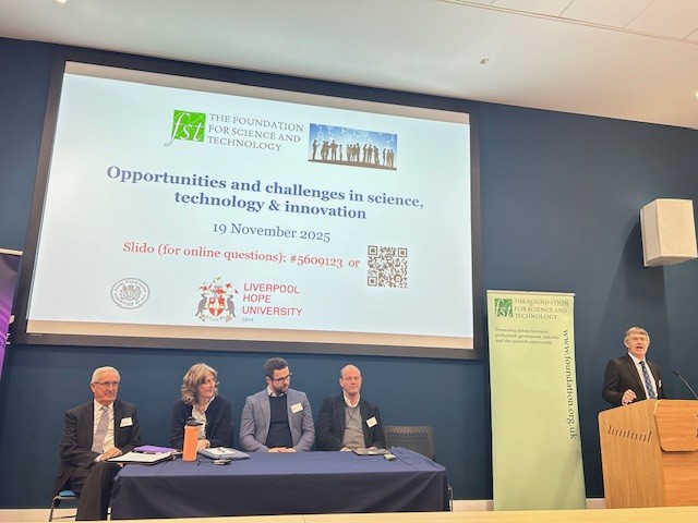 FoundSciTech's tweet image. Good morning @LiverpoolHopeUK! Our Foundation Future Leaders&apos; Conference 2025 has begun. We&apos;re looking forward to an action-packed day, featuring two main Plenary Sessions, a keynote speech by Prof David Nutt, and three breakout sessions on Health, AI, and Energy. #FFLConf2025