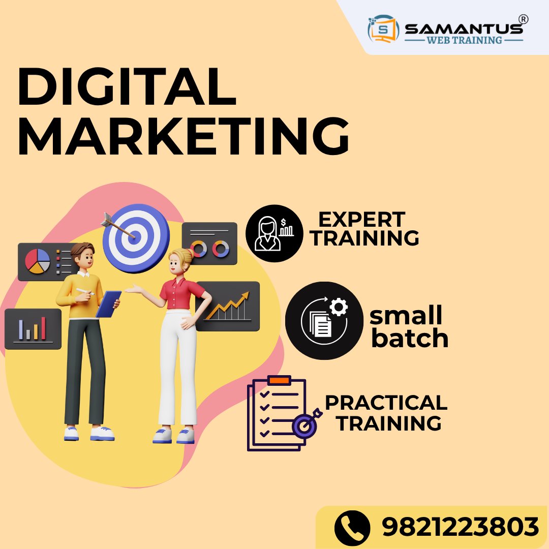 samantuswebtrng's tweet image. Become a certified digital marketer with Samantus Web Training!
🚀 Learn SEO, SMM, Google Ads, Email Marketing &amp;amp; More
🎓 100% Practical Training
Enroll now and level up your career!

#DigitalMarketingCourse #SamantusWebTraining #SkillUp