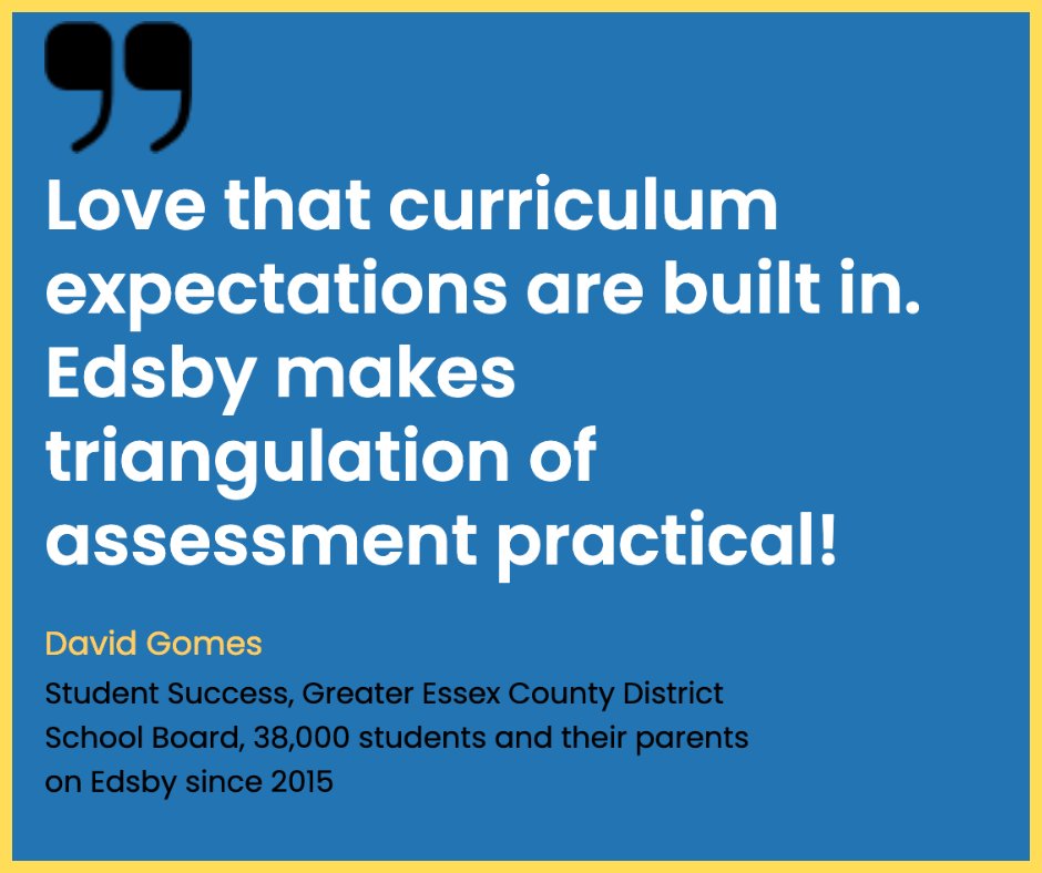 Edsby's tweet image. Teaching shouldn’t be a solo sport.

When teachers can share lessons, resources &amp;amp; strategies across schools, everyone wins.

Edsby makes collaboration practical by building curriculum expectations + shared lesson banks right into the platform.

Smarter teaching.
Better outcomes.