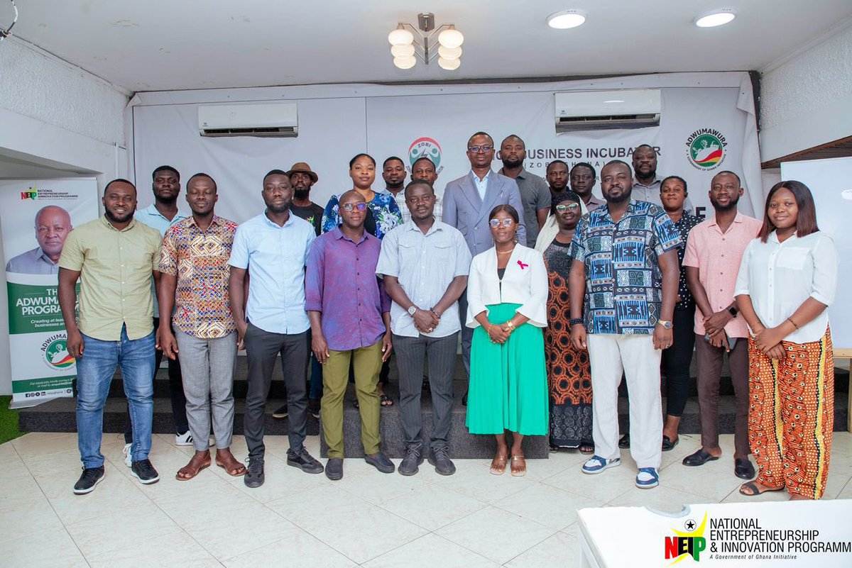 jamal_visis's tweet photo. What an incredible sight at the Zongo Business Incubator! The Adwumawura Programme is actively transforming young innovators into the giants of tomorrow's Ghanaian economy. Hats off to the CEO @EricAdjei_ for steering this ship, and our deep thanks to H.E. John Dramani Mahama. https://t.co/tgWh1Wi9Y7
