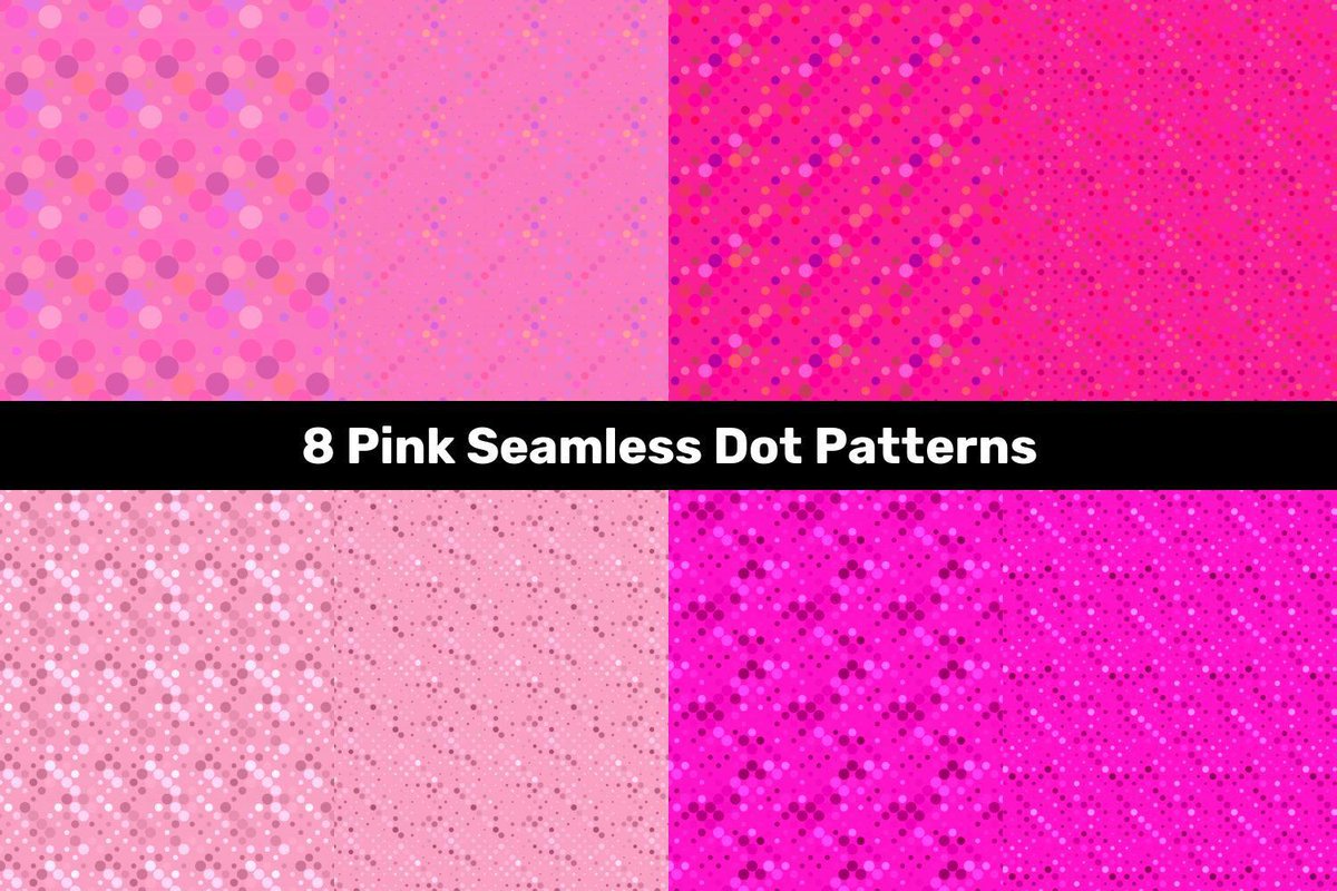 DavidZydd's tweet image. 8 Pink Seamless Dot Patterns Graphic creativefabrica.com/product/8-pink… #DavidZyddVectors  #PatternsRepeat #Dot #VectorDotPattern #VectorPatterns #Dots #BackgroundPattern #Pink #Geometry