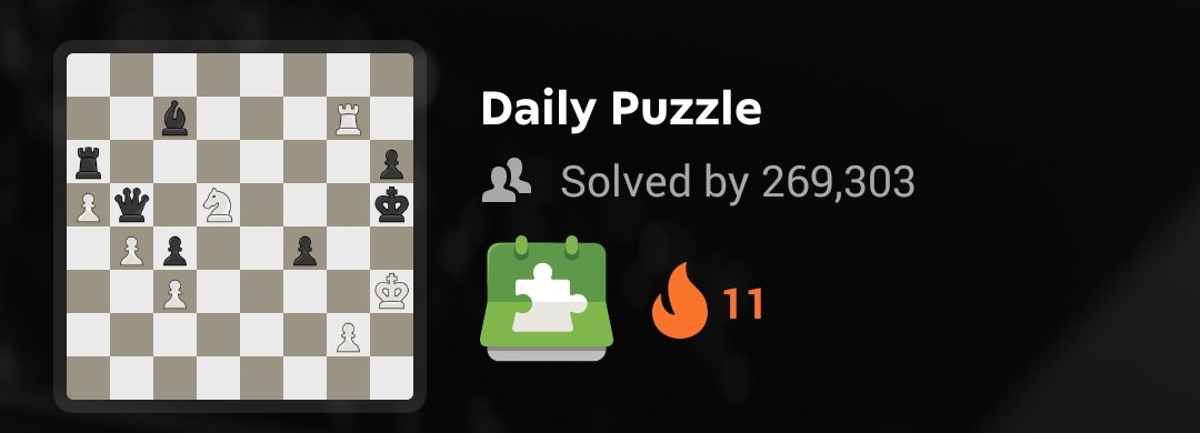 thriscode_dev's tweet image. 269K players solved this puzzle in 1 day #chess
